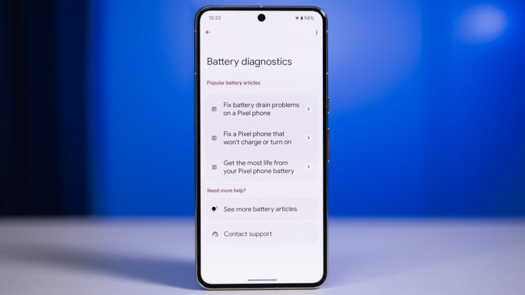 You can now troubleshoot battery and network issues on the Google Pixel 8 series via a new app